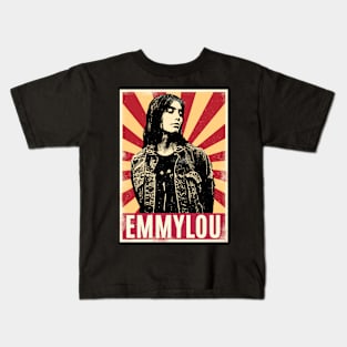 Retro Vintage Emmylou Harris Kids T-Shirt